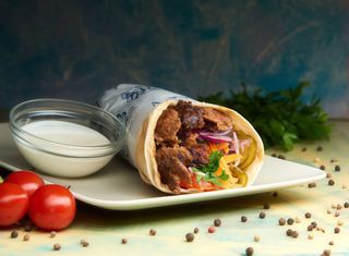 Kebap de vită lipie mică