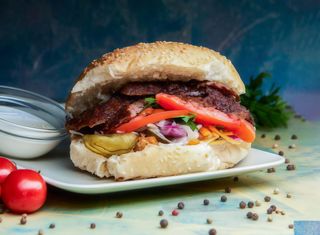 Kebap de vită la chiflă