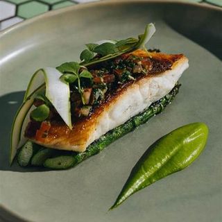 SEA BASS & GRILLED VEGGIES / FILE DE BIBAN CU LEGUME LA GRĂTAR
