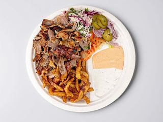 Shaworma la farfurie vită & curcan