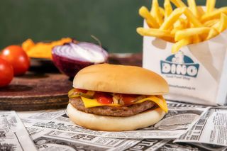 Cheeseburger meniu mediu