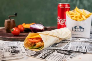 Wrap pui meniu mediu