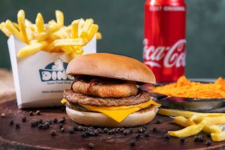 Onion burger meniu mediu