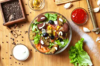 Salata falafel