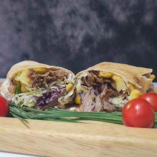 Shaorma mare de pui la lipie 