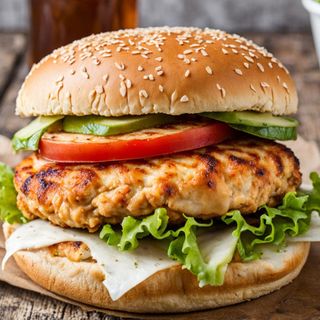 Sandwich cu chiftea de pui 