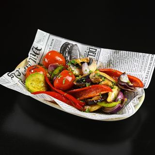 Legume înnobilate cu salsa de pătrunjel la grătar - 250 gr 
