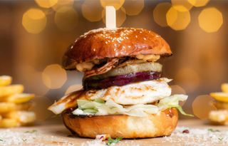 Hawaii chicken burger