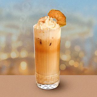 Apple Pie Carob Iced Latte