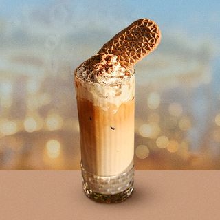 Gingerbread Carob Iced Latte