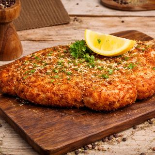 Meniu snitel cotlet de porc fragezit