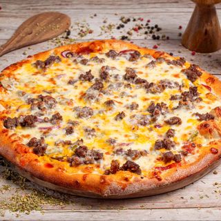 Pizza Cheeseburger + sos gratis