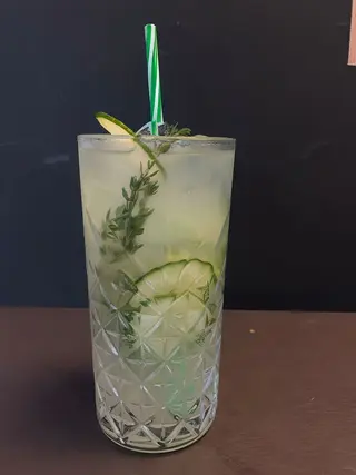 New cucumber & thyme lemonade