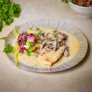 Scalopina de pui cu ciuperci