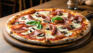 Pizza Prosciuto e Funghi