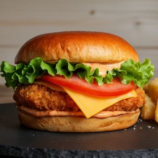 Spicy hot chick burger (picant)