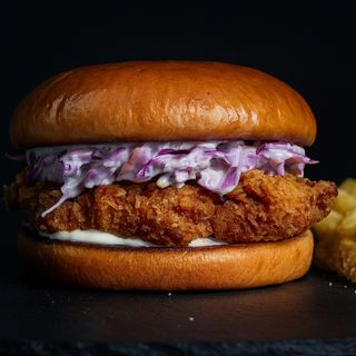 Slaw burger