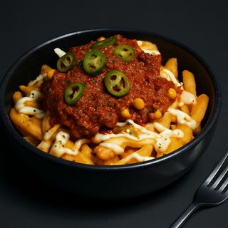 El Mariachi Loaded Fries (picant)