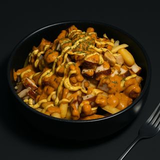 Indiana Loaded Fries (picant)