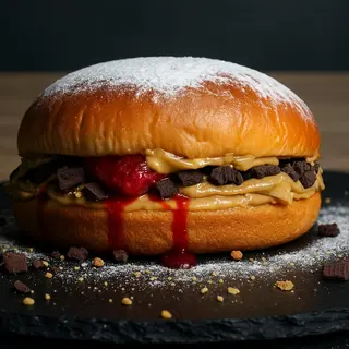 Pistachio burger