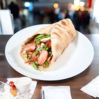 Shaorma de pui la lipie