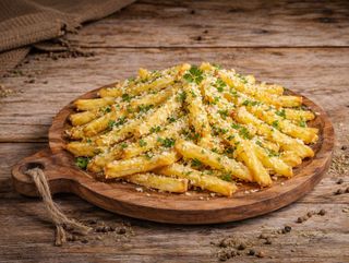 Cartofi cu parmezan si usturoi