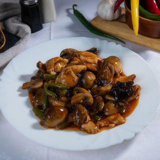 Pui cu ciuperci