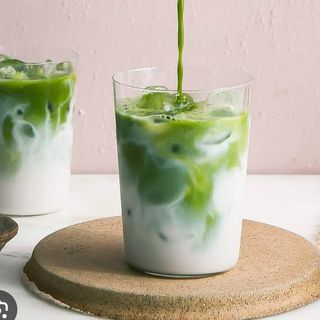 Ice matcha latte
