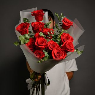 Buchet trandafiri rosii