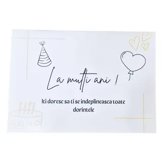 Felicitare "La multi ani " 