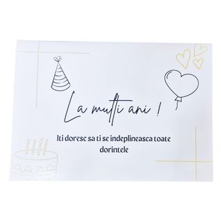 Felicitare "La multi ani " 
