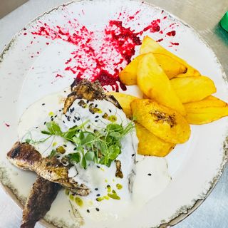 Piept de pui cu sos gorgonzola