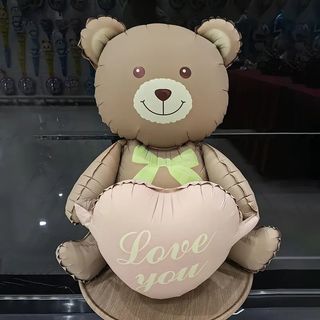 Balon heliu - Urs "I love you" 100 cm