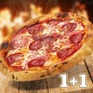 Pizza Salamino 1+1 Ø26 cm