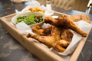 Pui coquelet întreg la cuptor