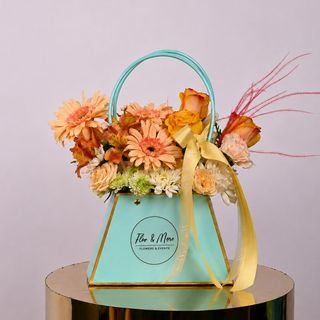 Beauty bag peach