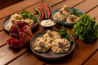 Khinkali cu ciuperci