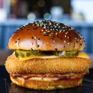 Crispy burger
