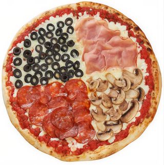 Pizza Quattro Stagioni Ø32cm / Ø42cm