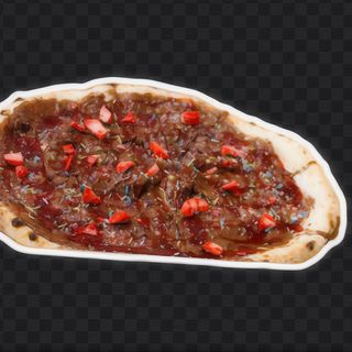 Pizza cu ciocolata cu capsuni Ø32cm