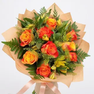 Buchet "On Fire"