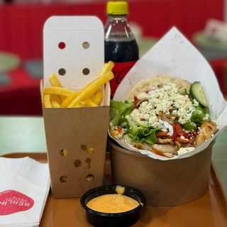 Meniu Berliner Gemuse Kebab falafel