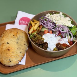 Box berliner gemuse kebab falafel