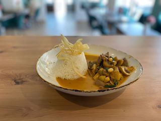 Panang curry rice - 2 chilli