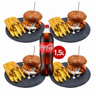 Promo Meniu Dublu Cheeseburger 4+1 Coca Cola 1, 5L GRATIS