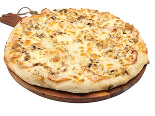 Pizza mica cu sunca si ciuperci 23cm