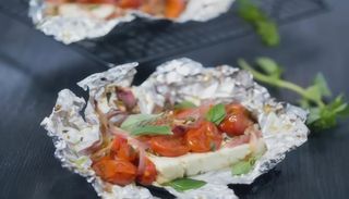 Brânză feta la grătar