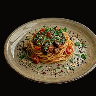 Spaghete Melantzane