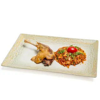 PULPA DE RATA CONFIT CU VARZA ACRA CALITA