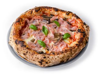 Pizza prosciutto e funghi